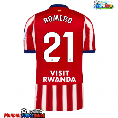 Camiseta Atletico Madrid Cristian Romero #21 Primera Equipación Replica 2026-27 mangas cortas